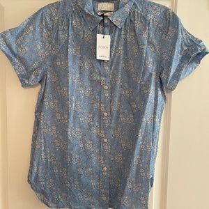 JCrew @ Liberty Shortsleeve Button Up Shirt